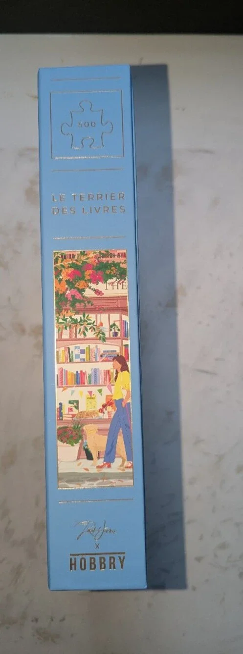 The Book Burrow 500-Piece Puzzle - Blue Box